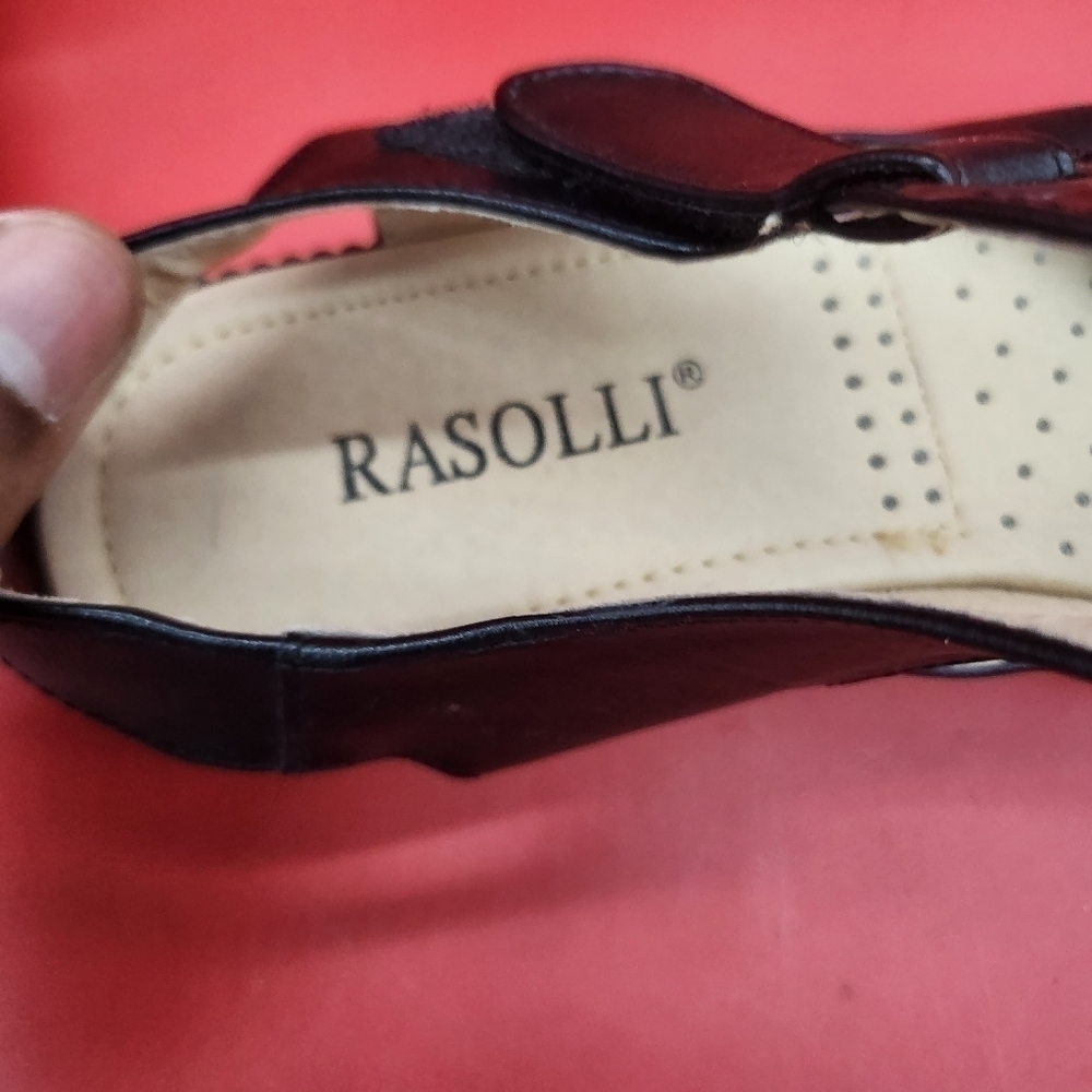 Rasolli Shoes Women's 8.5 Comfort Sandals Black - Picture 2 of 10
